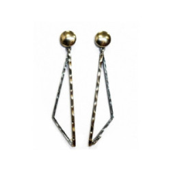 Pendientes STYLIANO  plata y oro